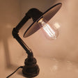 Industrial pipe Table Lamp Light Fixture~2261-0