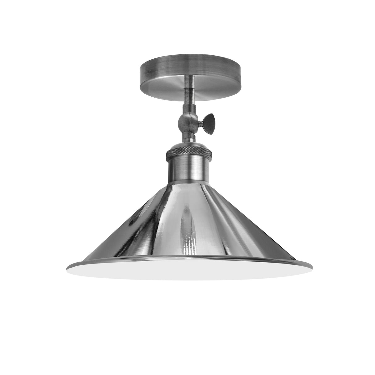 adjustable semi Flush Mount Metal ceiling Light Pendant Light Cone Shade~5132-4