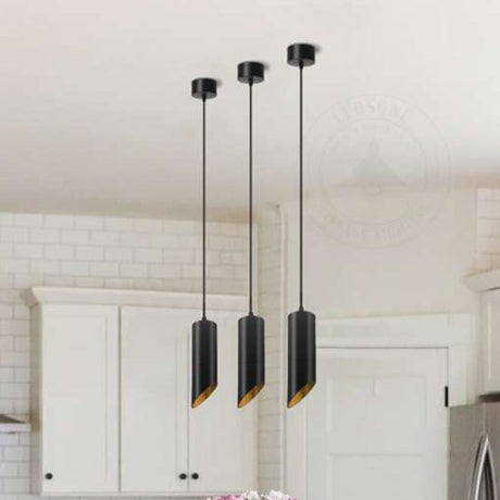 Modern Hanging Fixture Gold Inner Range GU10 Pendant Light~4593-0