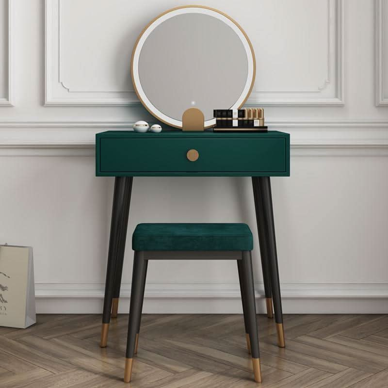 Aditya Dressing Table With LED Mirror And Stool | Weilai Concept