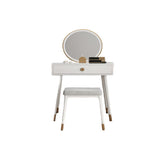 Aditya Dressing Table With LED Mirror And Stool | Weilai Concept