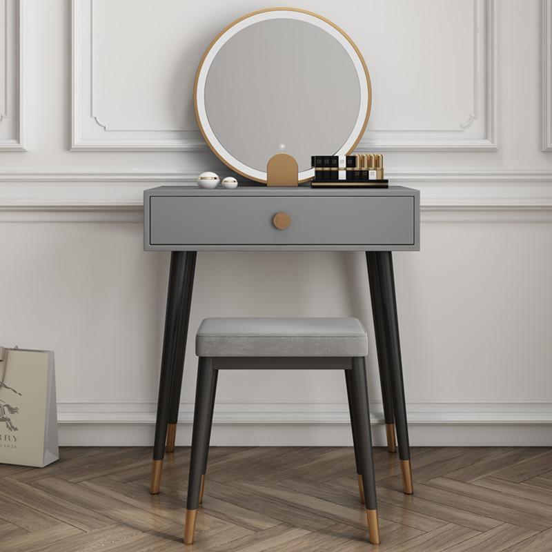 Aditya Dressing Table With LED Mirror And Stool | Weilai Concept