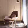 Fredericia Swoon Armchair And Footstool, Velvet | Weilai Concept