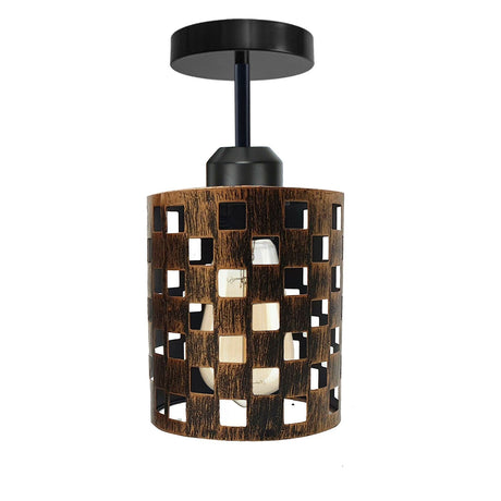 New Modern Industrial Metal Ceiling Pendant Lamp with Cage ~1403-7