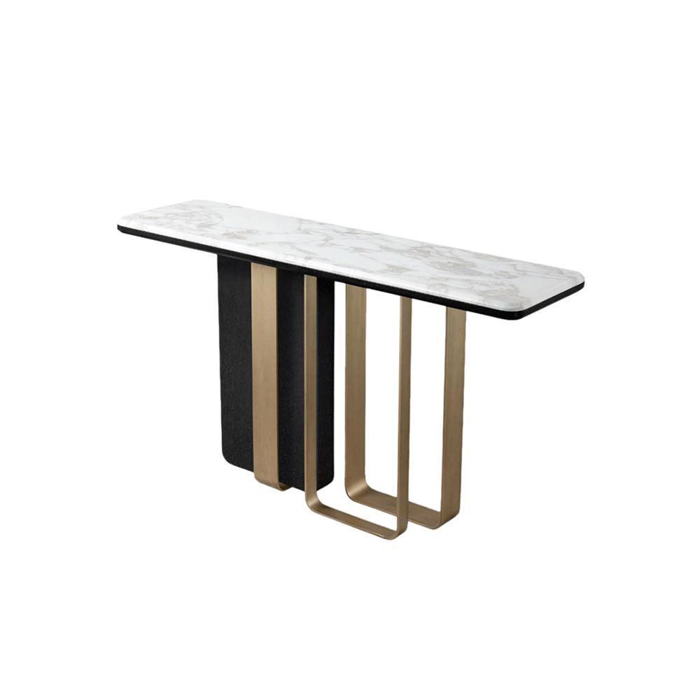 Barbican Console Table, Gold And Rosewood | Weilai Concept