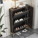 CASA Shoe Storage, Hallway Storage, Dark Oak | Weilai Concept