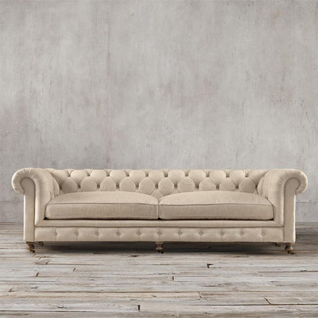 Chesterfield Two Seater Sofa, Velvet | Weilai Concept