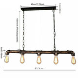 Industrial Vintage Water Pipe Steampunk Pendant Lights ~2368-4