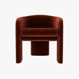 Milo Baughman Armchair, Velvet | Weilai Concept