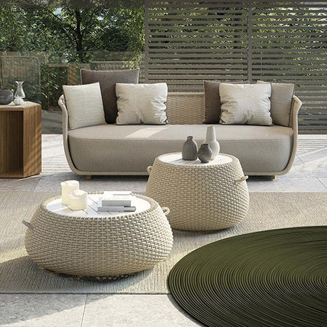 Eusden Rattan Outdoor Sofa Set, Outdoor Furniture, Clearance | Weilai Concept