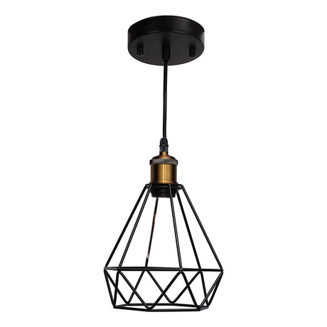 Diamond Cage Pendant Light Ceiling Hanging Light Fixture ~4152-5