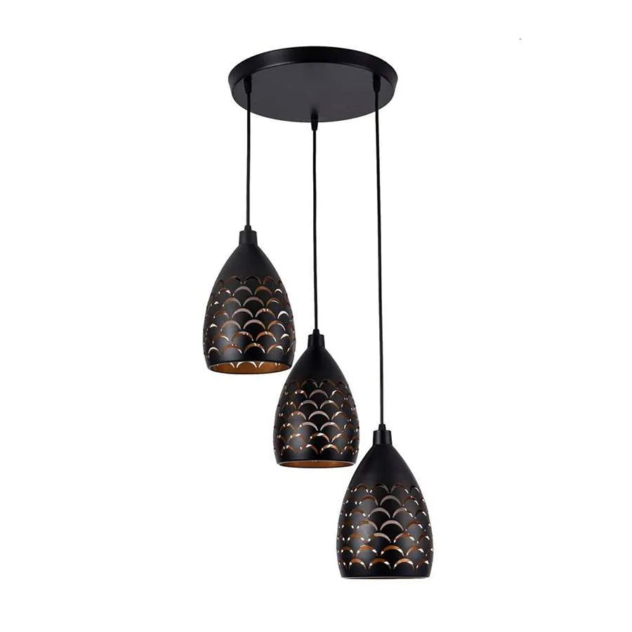 3-Light Cluster Pendant Hanging Light Fixture, Hanging Light,Contemporary~5108-3