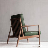 Hans CH32 Green Armchair, Solid Wood | Weilai Concept