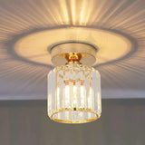 Crystal Semi Flush E27 Ceiling Light Fixture Round Fitting Chandelier Lamp~4505-2