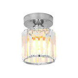 Crystal Semi Flush E27 Ceiling Light Fixture Round Fitting Chandelier Lamp~4505-6