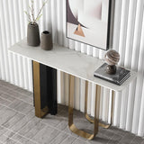 Kave Console Table, Gold And Black | Weilai Concept