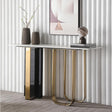 Kave Console Table, Gold And Black | Weilai Concept