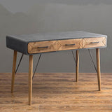 N6 Aviator Office Desk, Wood And Aluminium | Weilai Concept