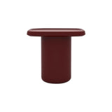 Penn Side Table, Black/ Red | Weilai Concept