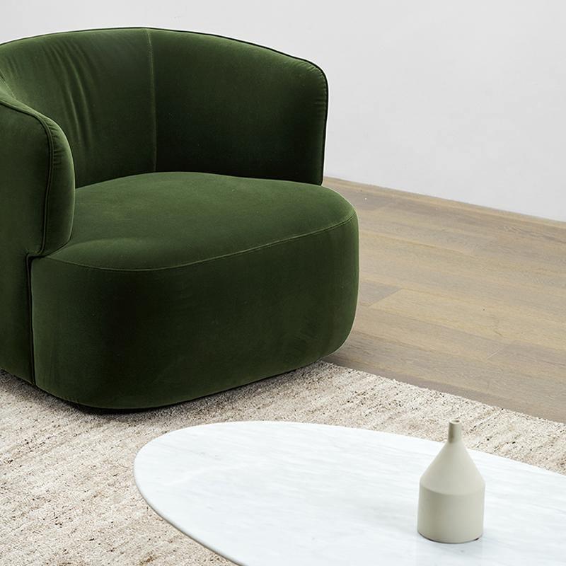 Ritz Armchair, Green Velvet | Weilai Concept