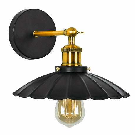 Vintage Retro Light Shade Ceiling Industrial E27 Wall Lights Sconce Lamp Fixture~2117-1