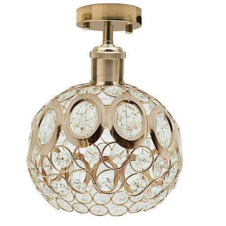 Modern Vintage Multi Lamp Shade Ceiling Light Fitting Crystal~2147-0