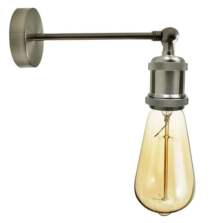 Industrial Retro Adjustable Wall Lights Vintage Style Sconce Lamp Fitting Kit UK~2246-10