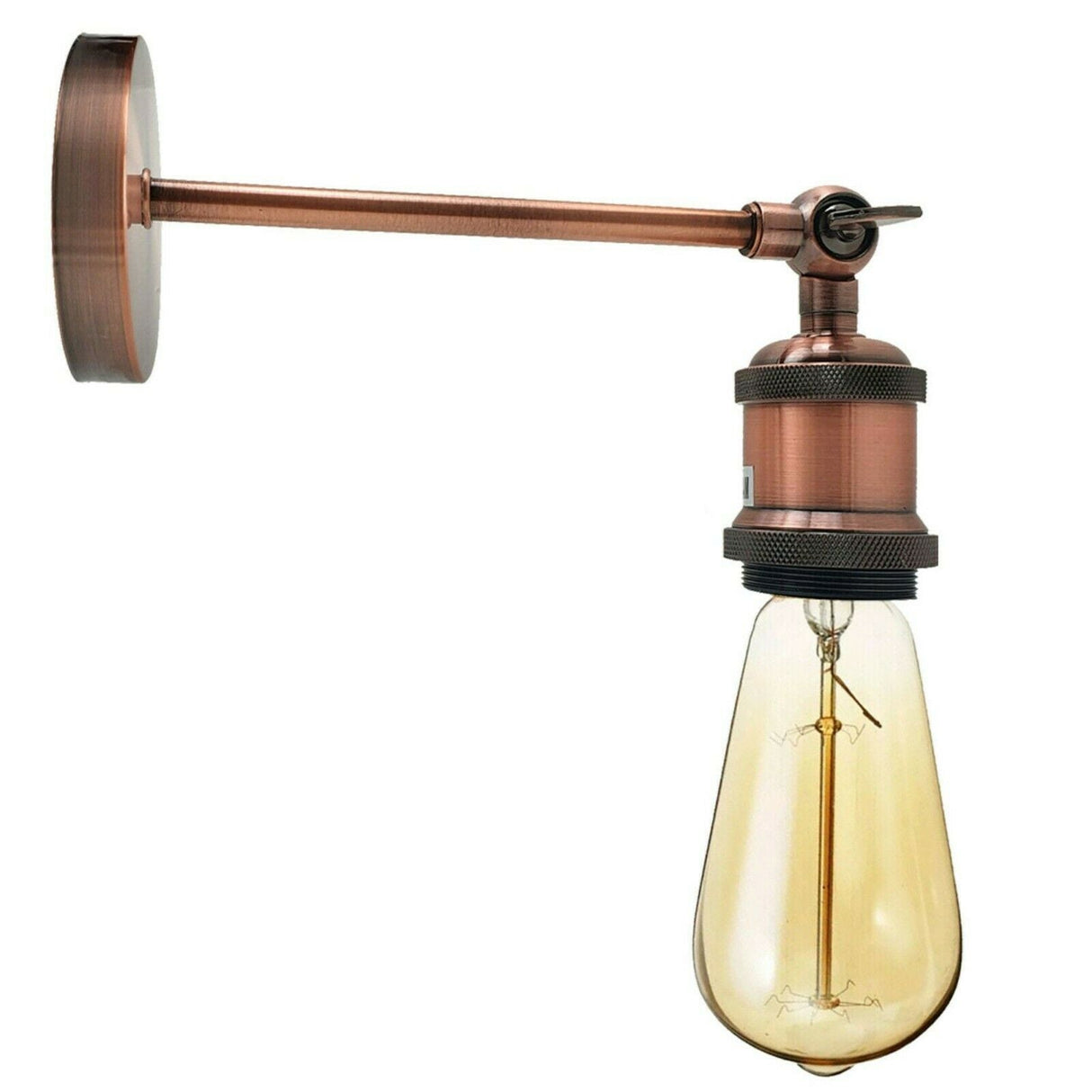 Industrial Retro Adjustable Wall Lights Vintage Style Sconce Lamp Fitting Kit UK~2246-8