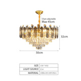 Modern Crystal Round Ceiling Light Chandeliers with Crystal Hanging Lamp~4802-3