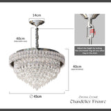 Modern Chandelier LED Crystal Ceiling Mount and Hanging Light ~5423-2