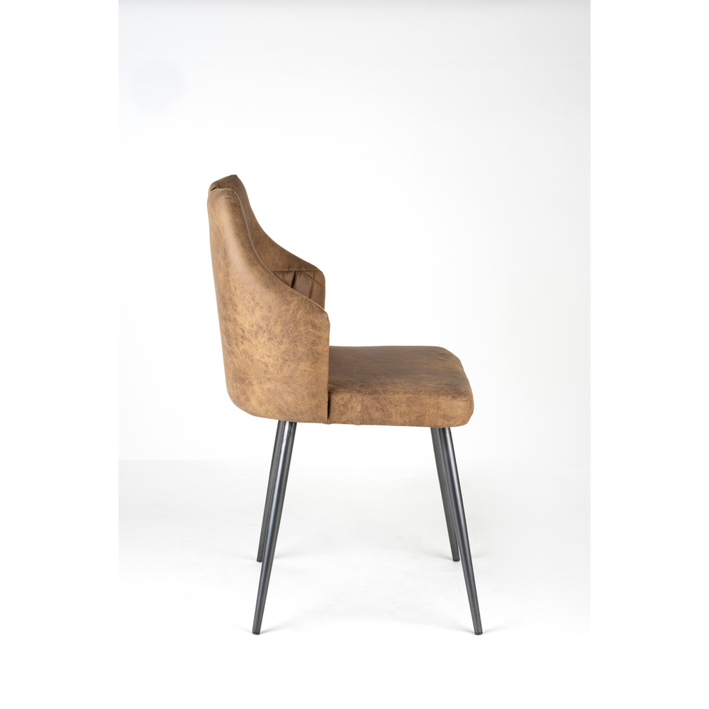 86CM LEATHER DINING CHAIR