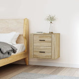 Wall-mounted Bedside Cabinet White 50x36x47 cm