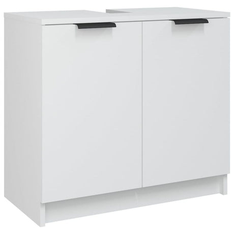 Bathroom Cabinet White 64.5x33.5x59 cm Engineered Wood