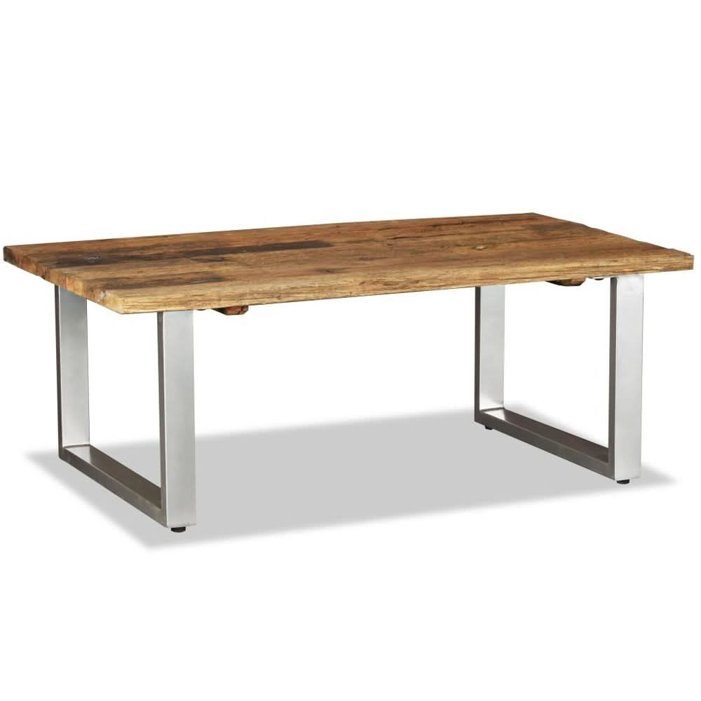 Coffee Table Solid Reclaimed Wood 100x60x38 cm