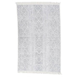 Rug Light Grey 80x150 cm Cotton