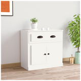 Sideboard White 70x35.5x67.5 cm Engineered Wood