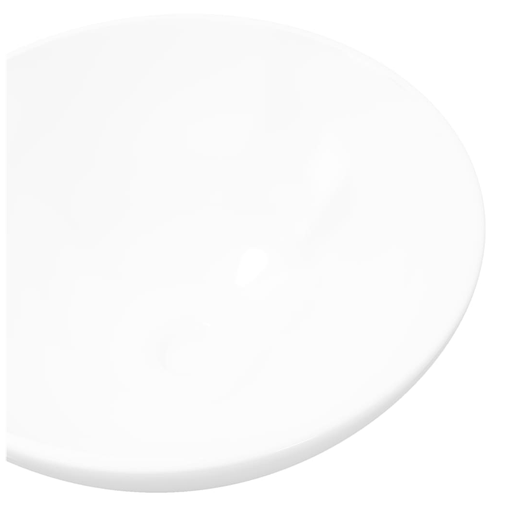 Ceramic Bathroom Sink Basin White Round