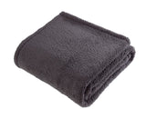 TEDDY FLEECE THROW CHARCOAL 125X150