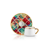 Sufi Coffee Cup and Saucer - Amazon Tropic - 90 cc