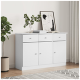 Sideboard ALTA White 112x35x73 cm Solid Wood Pine