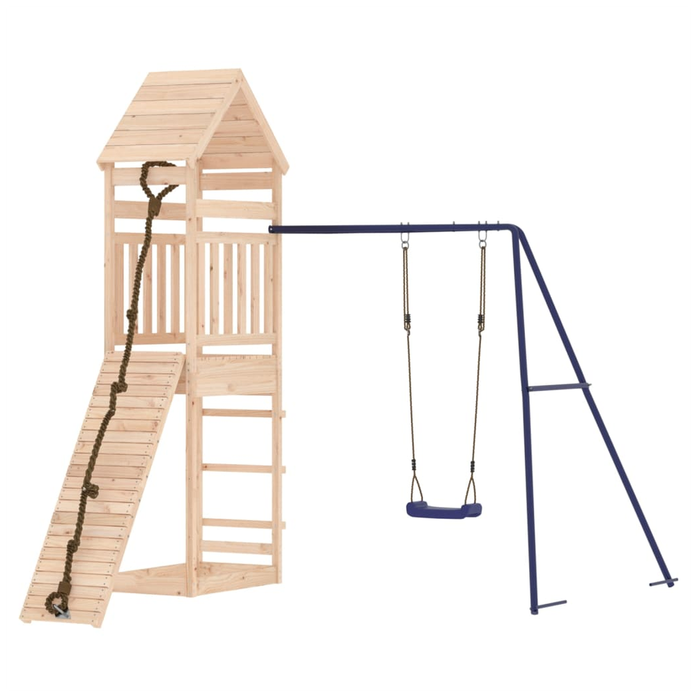 Outdoor Playset Solid Wood Pine