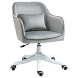 Office Chair with Rechargeable Electric Vibration Massage Lumbar Pillow, Wheels