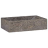 Sink Grey 45x30x12 cm Marble