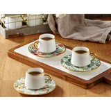 Sufi Coffee Cup and Saucer - Amazon Tropic - 90 cc