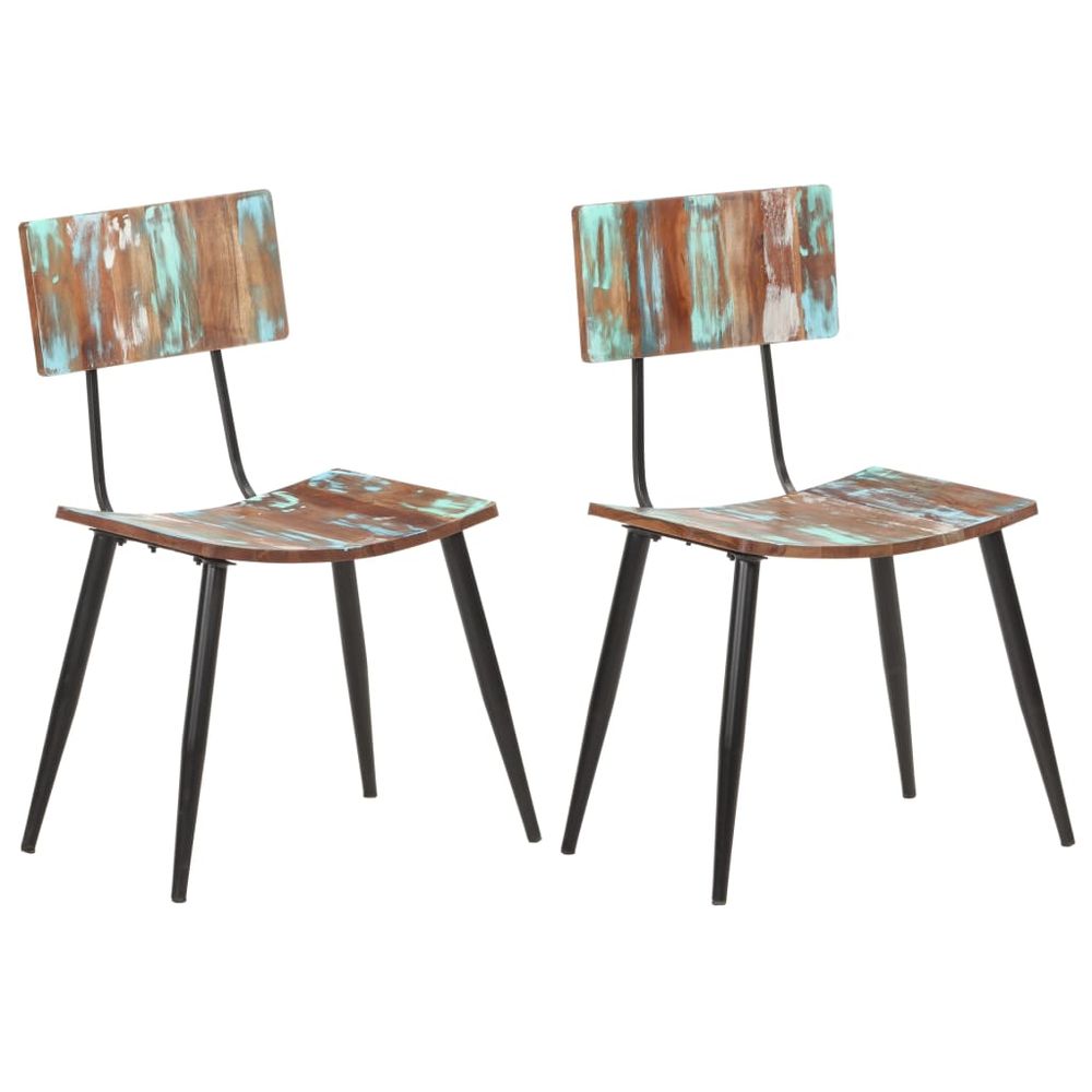 Dining Chairs 2 pcs 44x40x80 cm Solid Wood Mango