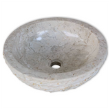 Basin Marble 40 cm Black