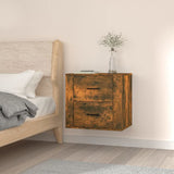 Wall-mounted Bedside Cabinet White 50x36x47 cm