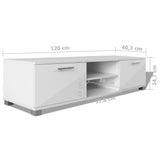 TV Cabinet High-Gloss 120x40.3x34.7 cm