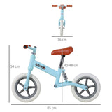 Kid Balance Bike ChildrenBicycle Adjustable Seat 2-5 Years No Pedal