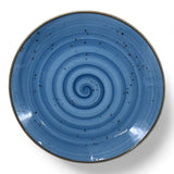 Porcelain Serving Plate&Platter Pebble Marine Blue 24cm